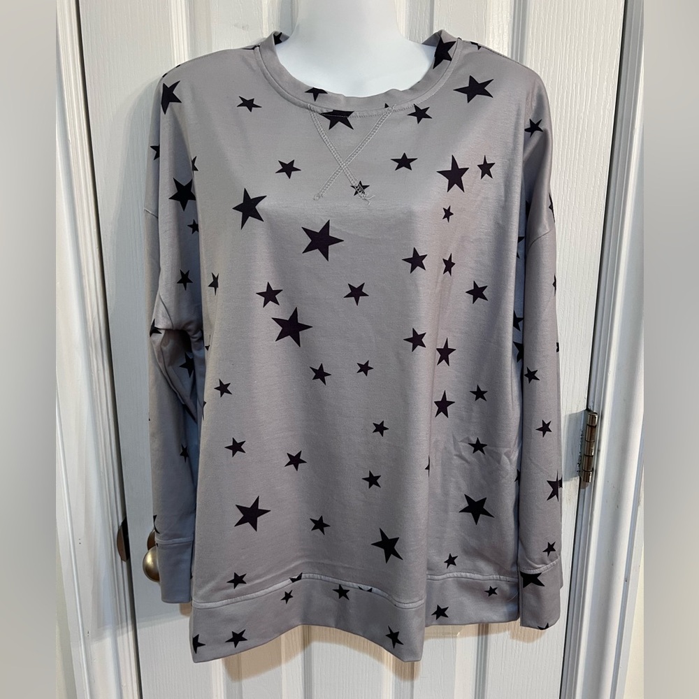 Boutique Starry Gray Women's Top